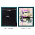 thumbnail image 4 of Winter Shoal II - Framed Print w/glass - Ocean Blue, 4 of 7