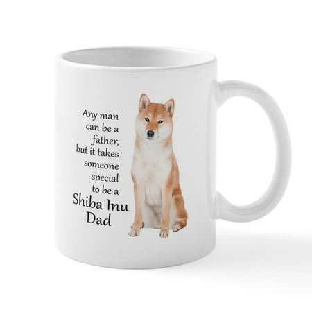 

CafePress - Shiba Inu Dad Mugs - 11 oz Ceramic Mug - Novelty Coffee Tea Cup