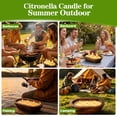 thumbnail image 4 of LA BELLEFÉE Citronella Candles, Wood Bowl 2 Pack 35oz Large Lemongrass Soy Wax Candles, Summer Indoor & Outdoor for Home, Yard, Patio, 4 of 7