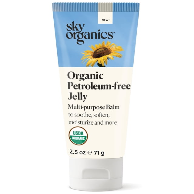 Bálsamo para el cuidado de la piel Sky Organics, gelatina orgánica sin petróleo, 75 ml