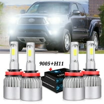 For 2016 2017 2018 2019 Toyota Tacoma LED Headlight Bulbs H9/H11 High Beam and Low Beam 4pc