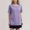 Light Purple, variant on SHITINN Women's Fashion Round Neck Plus Size Short Sleeved Solid Color T Shirt Top Short Sleeve Blouses for Women Womens Tee Women Clothing