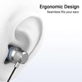 thumbnail image 2 of Bass Earbuds with Mic Wired In-Ear Earbuds with Microphone Noise, 2 of 8