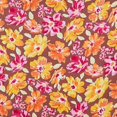 thumbnail image 2 of Zelouf Orange Liquar Print On Charmeuse  , Sewing, DIY, Crafts Fabric by the Yard, Brown/orange, 5 Yard, 2 of 2