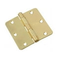 thumbnail image 1 of Stanley Hardware Hinge Door 3-1/2In 1/4Rc Brass 830227, 1 of 1
