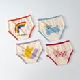 thumbnail image 4 of Ougyinr Little Girl Underwear Briefs Toddler Panties Big Kids Undies Cartoon Soft Cotton Panties, 4 of 9