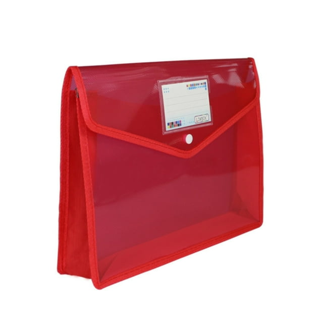 Trendy Tool Kit for Home, Plastic File Folders Transparent Expandable File Organiser Portable Large Capacity A4B4 File Wallet for /Business/School