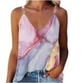 thumbnail image 2 of LSLJS Blouse d'Été Décontractée Sans Manches à Col en V pour Femme, T-Shirt pour Femmes, Camisole et Débardeurs pour Femmes, 2 of 5