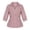 Pink, variant on Women‘s Long Sleeve Office Blouse V Neck Button Front Casual Work Top White XXXXXL