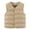Khaki, variant on CPNG Toddler Puffer Vest Boys Girls Button Down Sleeveless Winter Quilted Jacket Casual Jackets V Neck Coat Down Vest Winter Warm Jacket Lightweight Sleeveless Coat