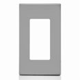 thumbnail image 1 of Plato de pared Leviton Decora Plus de 1 elemento, sin tornillos, gris claro, 1 of 1