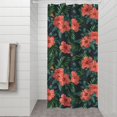 thumbnail image 2 of Pioneer Flower Floral Print Pattern Shower Curtain 36"x72" ,Bathroom Decorative Shower Curtains Set with 12 Hooks,Modern Waterproof Washable Shower Curtain, 2 of 6