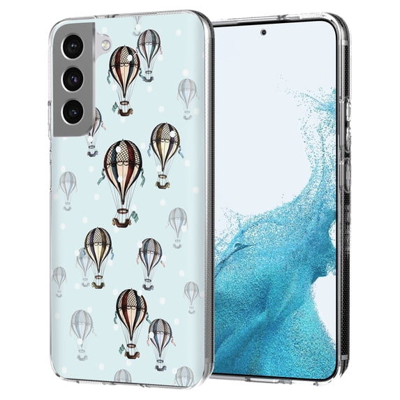 TalkingCase Slim Case Cover Compatible for Samsung Galaxy S22 Plus+ 5G, Hot Air Balloon Dots Print, Lightweight,Flexible,Soft, USA