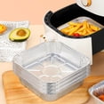 thumbnail image 4 of Caja de papel de aluminio desechable con revestimiento para freidora de aire de 50 piezas (A) Likrtyny Libre de BPA, 4 of 9