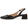 thumbnail image 2 of Naturalizer Women's Jayla Low Heel Slingback Pump Black Leather 12M, 2 of 5