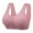 Pink, variant on ZKCCNUK Plus Size Bras for Women with Front Button And Elderly No Steel Ring Bra Comfortable Gathering Oversized Bra Shaping Everyday Bras Size 36-46