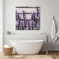 thumbnail image 3 of Spring Lavender Floral Wall Art Painting on Canvas, Botanical Flower Vintage Wood Grain Canvas Art Home Prints Wall Art Framed Modern Artwork for Living Room Bedroom Wall Decor 12x12in, 3 of 9