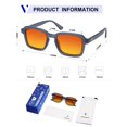 thumbnail image 5 of Gafas de Sol Polarizadas VANLINKER Cuadradas VL9849 Azul Gris, 5 of 5