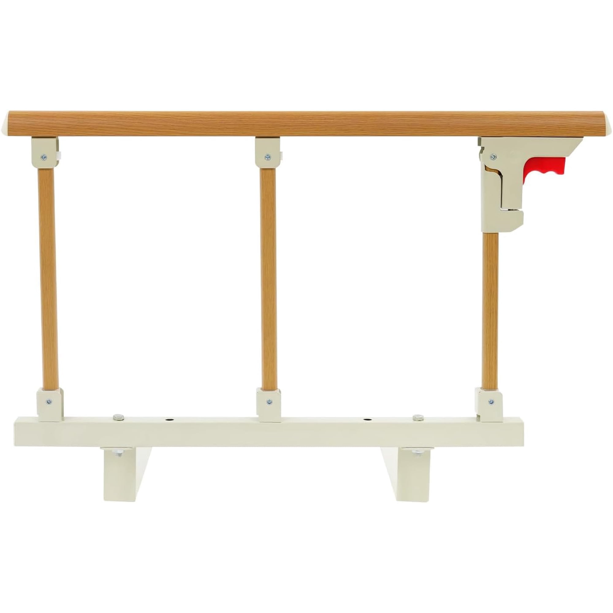 Miumaeov 3-Speed Bed Fence for The Elderly, Pregnant Women, Disabled, Injured with Non-Slip Textured Gripper flip Barrier-Free handrails