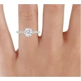 thumbnail image 2 of OMRE 1 Carat White Gold Women Engagement Ring Lab Grown Lab Created Diamond Promise Ring 10K, 2 of 2