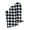 Black/White, variant on Achim Buffalo Check Polyester/Cotton Oven Mitt - Grey - 7-in x 13-in - Set of Two