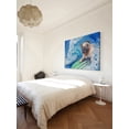 thumbnail image 3 of Surfing Pug Painting Print on Wrapped Canvas, 3 of 6