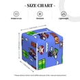 thumbnail image 4 of Funda para caja de pañuelos de cuero Mario cuadrada, soporte para papel de seda con cinturón inferior, funda estética con forma de cubo para pañuelos faciales, decoración moderna para baño,, 4 of 8