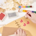 thumbnail image 3 of Duck Wooden Rubber Stamp 1 Inch Square Wooden Stamps with Rubber 32mm/1.3 Inch Thick Vintage Rubber Stamps Small Mini Stamp, 3 of 9