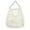 White, variant on Food Storage Hanging Vegetable and Fruit Organizer Bag for Kitchen Wall Polyester Breathable Net Storage with Transparent Airflow Compartments, 13.7 in, Black