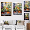thumbnail image 4 of Designart "Fauvist Pottery Flavors with Herbs IV" Floral Framed Wall Art - Traditional Green Herbs Bedroom Framed Canvas Wall Art, 4 of 6