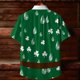 thumbnail image 3 of Ceisia St. Patrick's Day Men's Unisex Hawaiian Shirt | Summer Beach Casual Short Sleeve Button Down Gift Printed Top, 3 of 9