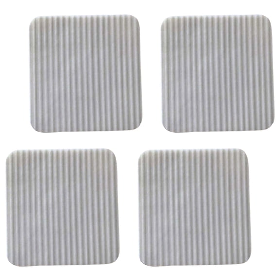 Washable Reusable Area Rug Nonslip Pad Not Residues Floor Carpet Grippers Underlay Tape for Secure Floor Grip Set of 4