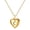 Gold C, variant on Women's Men's Stainless Steel Initial Open Love Heart Locket Photo Necklace Holds Pictures Pendant Birthday Gifts Gold K