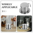 thumbnail image 3 of Worgeous Drip Coffee Pot Stainless Coffee Pot Silver Modern Sleek Design for Coffee Lovers 1Pcs, 3 of 8