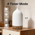 thumbnail image 5 of Behome 100ML Ceramic Essential Oil Diffuser, Ultrasonic Diffuser with 7-Color LED Lights, Scent Diffuser with Timer & Auto Shut-Off, for Home, Office, Yoga, 5 of 8