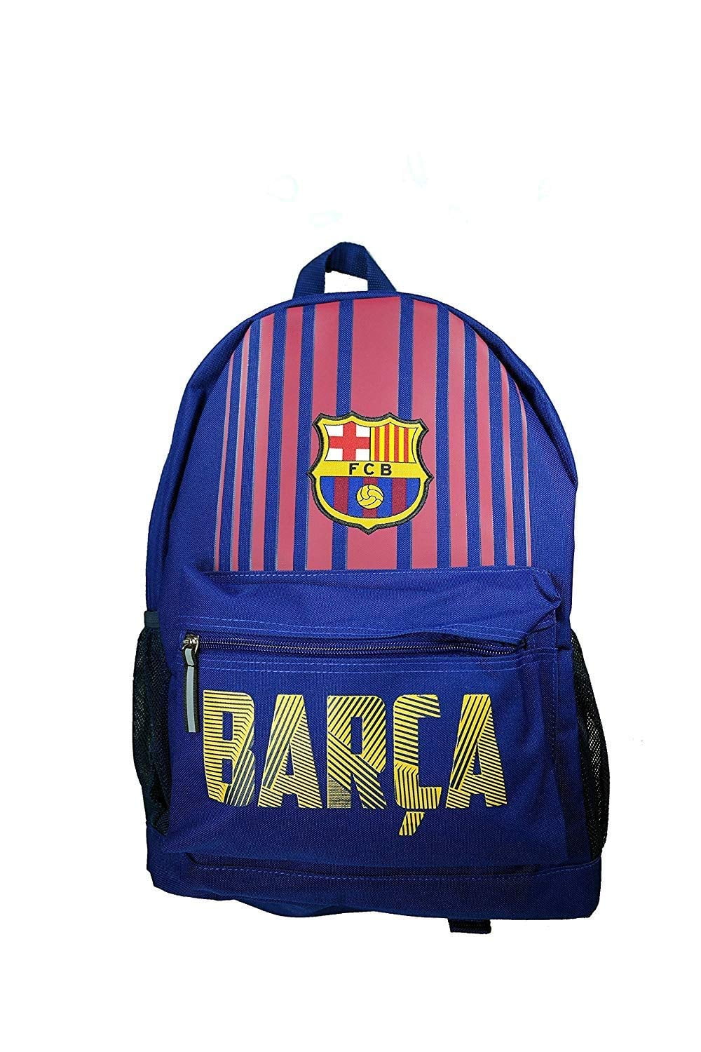 FC Barcelona backpack school mochila bookbag cinch shoe bag official Messi 10 Navy Manchester City 