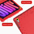thumbnail image 3 of Paquete de Mica de Hidrogel y Funda Para Ipad Mini 6 / Mini 7 Roja, 3 of 7