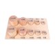 thumbnail image 1 of Juguetes sensoriales Montessori para bebés, material didáctico con pesas, juguete educativo para el desarrollo cognitivo para niñas y niños, regalo, 1 of 9