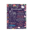 thumbnail image 1 of Dear Granddaughter Throw Blanket Cozy Soft For And Memorable Moments, 1 of 9