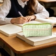 thumbnail image 6 of Small Cute Adorable Versatile Pencil Case Makeup Bag Cloth Pouch Organizer for Stripling Teenagers Home Office University Travel Storage Beautiful Lightweight Portable Ideal Gift 6.7x2.7x1.9 Inches, 6 of 7