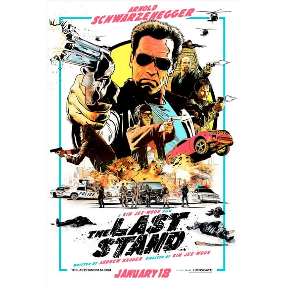 Last Stand poster 12x16 Art Print on Metal Sign 12in x 16in Multi-Color Square Adults Z Posters