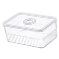 thumbnail image 2 of Caja de almacenamiento para refrigerador con tapas, de plástico transparente, sellada, para frutas y verduras, 2 of 12