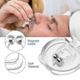 thumbnail image 2 of Dispositivo magnético de silicona para dejar de roncar, 4 Uds., pinza antironquidos, ayuda profesional para dormir, aliviar los ronquidos, alta calidad JFHHH pequeña, 2 of 5