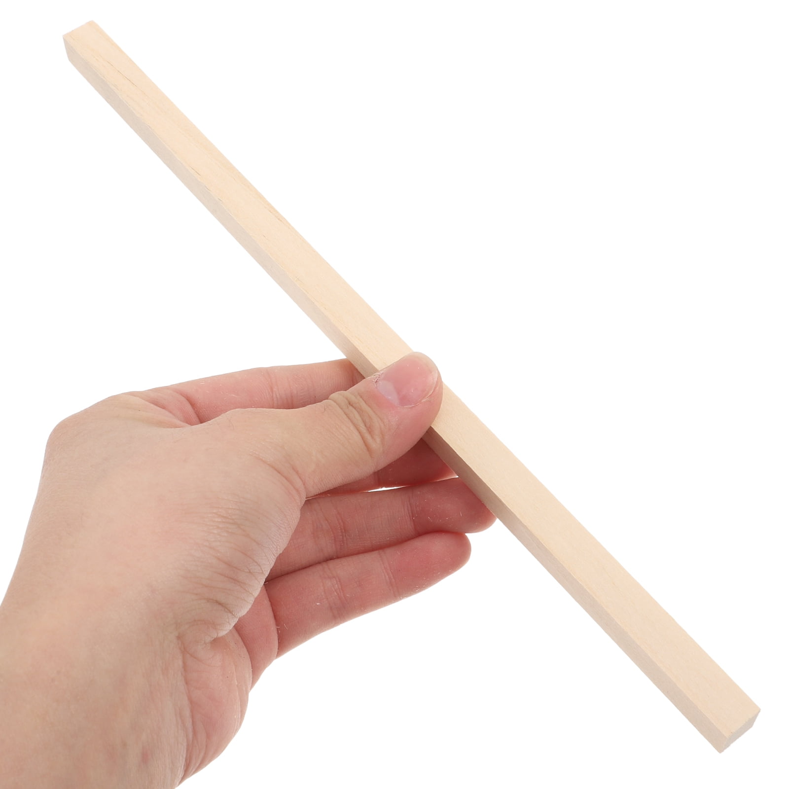 WRISTBIQUE 60Pcs Wood Dowel Rods for Crafts and Projects, Beige Wooden Dowels for Home, Art, and Hobby Use