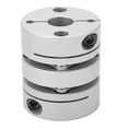 thumbnail image 1 of Motor Shaft Coupling, Lightweight Aluminum Alloy Wheels Strong Stainless Steel Discs Double Diaphragm Coupling  For Encoders, 1 of 8