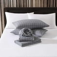 thumbnail image 6 of - Twin Bed Sheets, Cotton Flannel Bedding Set with Matching Pillowcase, Brushed for Extra Softness, Deep Pocket, Oeko-Tex Certified (Great Plains Plaid Grey), 6 of 8