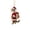 B, variant on 2026 Christmas Home Party Decoration Christmas Flat Acrylic Ornaments Cute Mini Hanging Pendants Xmas Tree Decorations Car Interior Rearview Mirror Hanging Decor Festive Small Gift For Holiday