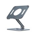 thumbnail image 1 of ZheElen Pliant Tablette Titulaire Rotation Multi-angle Hauteur Réglable Stand Berceau Bureau Main Libre Support de Téléphone Portable Gris, 1 of 9