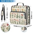 thumbnail image 2 of FORMRS Zipper Binder with Shoulder Strap 2-inch Ring 500 Sheet Capacity File Bag, Red Floral, 2 of 5