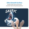 thumbnail image 5 of Balery Shark Mouse Pad ,15.8x29.5 In Large Gaming Mouse Pad Desk Mat Long Non-Slip Rubber Stitched Edges,Waterproof Mousepad Desk Mat For Gamer Office Home, 5 of 9